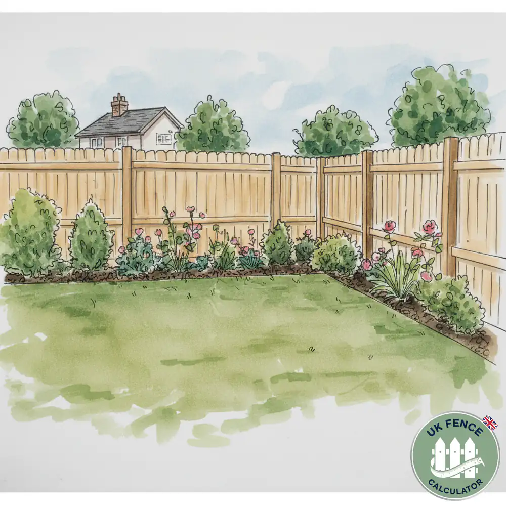 Professional landscape design sketch - Garden planning